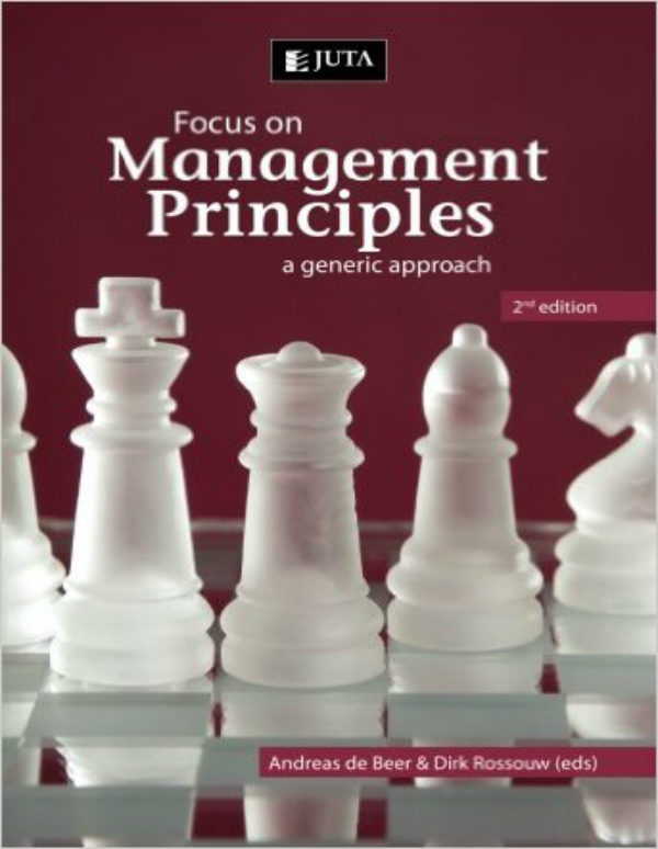 Focus on Management Principles : A Generic Approach